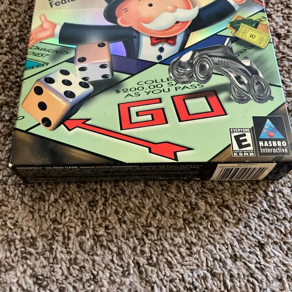Hasbro Monopoly Game PC Game for Windows 95/98